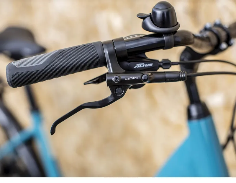 Trek Verve+ 3 Lowstep 400Wh Electric Hybrid Bike in Blue-1